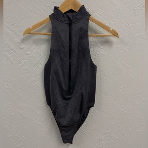 Fabletics Arya Sleeveless Bodysuit in size M in black.